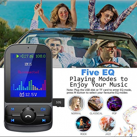 km35 bluetooth fm transmitter