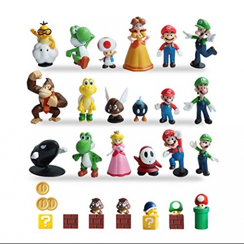 HXDZFX Super Mario Action Figr Set