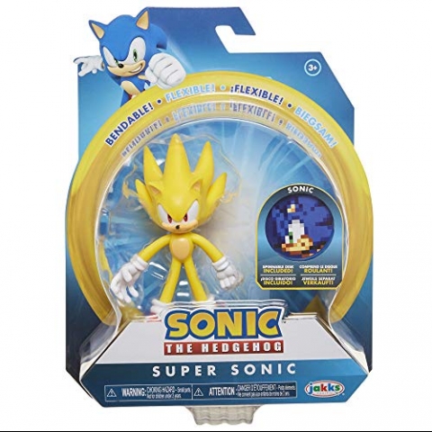 Sonic The Hedgehog Collectible Super Sonic 4 Action Figr