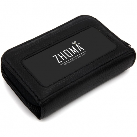 Zhoma RFID Engellemeli Unisex Kartlk (Siyah)