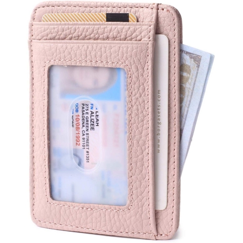 Borgasets RFID Engellemeli nce Unisex Kartlk (Pembe)