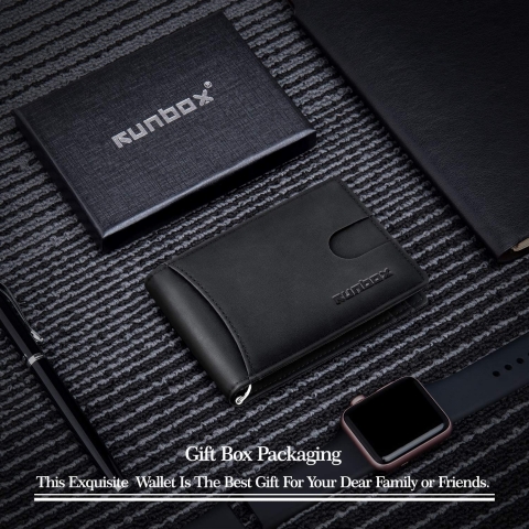 RUNBOX Minimalist nce Erkek Czdan (Siyah)