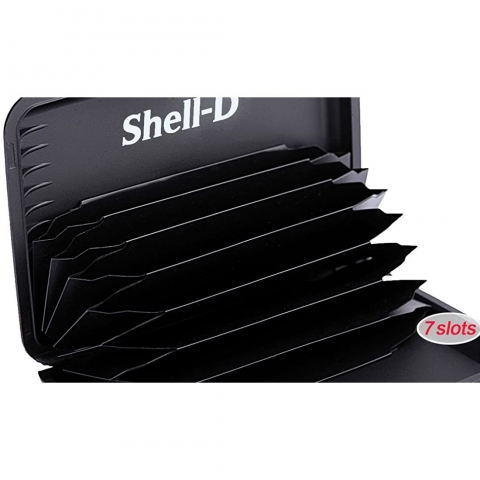 SHELL-D RFID Engellemeli Kartlk (Yeil Ku Desenli)