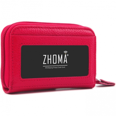 Zhoma RFID Engellemeli Unisex Kartlk (Pembe)