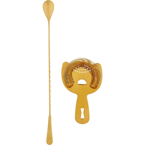 Barfly Paslanmaz elik Shaker Set (Gold)