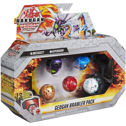 Bakugan 5 Para Mutasect and Viperagon Geogan Figr Seti