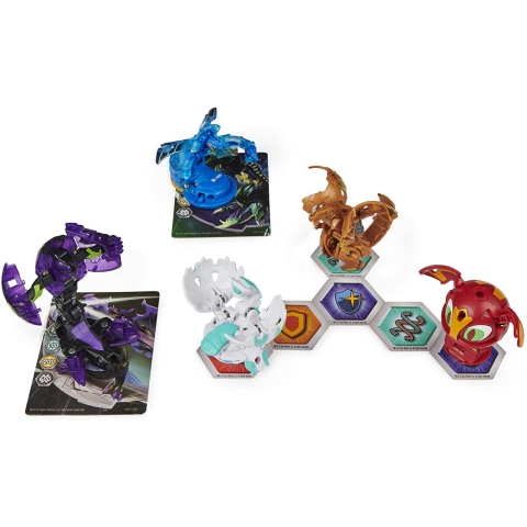 Bakugan 5 Para Mutasect and Viperagon Geogan Figr Seti