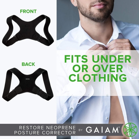 Gaiam Unisex Omuz Korsesi Standart Beden (Siyah)