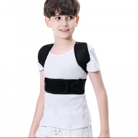 Aletege Unisex Small Beden Dik Duru Korsesi (Siyah)