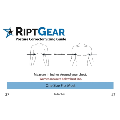 RiptGear Unisex Standart Beden Dik Duru Korsesi (Siyah)