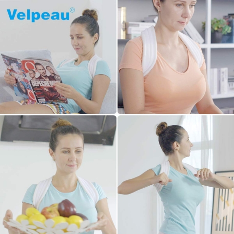 Velpeau Unisex XL Dik Duru Korsesi (Beyaz)