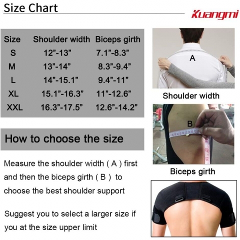 Kuangmi Unisex Large Beden Dik Duru Korsesi (Siyah)