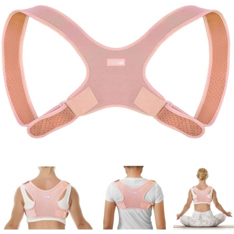 Copper Compression Gear Unisex S-M Beden Dik Duru Korsesi Pembe