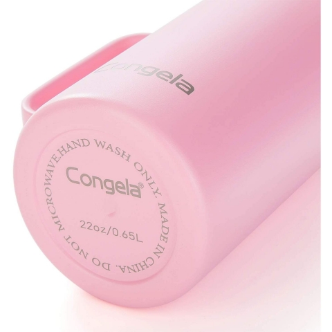 Congela 650 ml Paslanmaz elik Termos (Pembe)