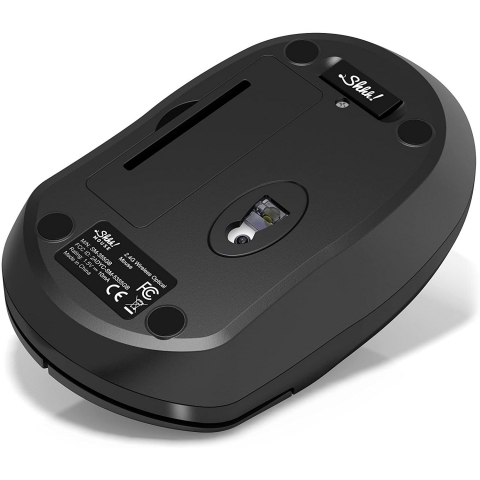 ShhhMouse Bluetooth Optik Ergonomik Mouse (Siyah)