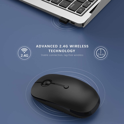 Jelly Comb 2.4G Wireless Mouse (Siyah)