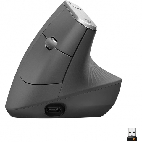 Logitech Wireless Dikey Mouse (Siyah)