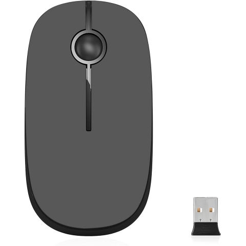 Jelly Comb 2.4GHz Wireless Bluetooth Mouse Gri)