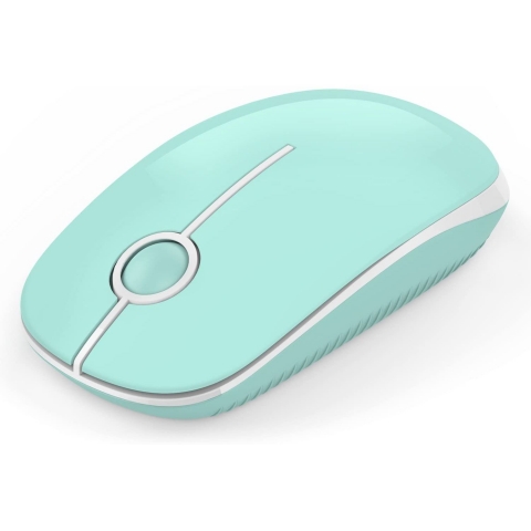 Jelly Comb 2.4GHz Wireless Bluetooth Mouse (Mint/Beyaz)