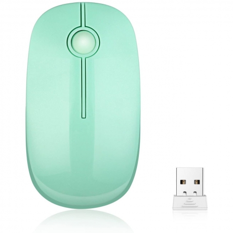 Jelly Comb 2.4GHz Wireless Bluetooth Mouse (Mint)