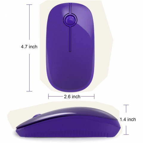 Jelly Comb 2.4GHz Wireless Bluetooth Mouse (Mor)