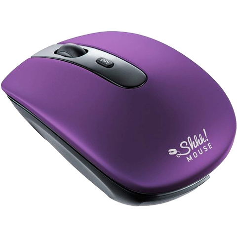 ShhhMouse Wireless Ergonomik Mouse (Mor)