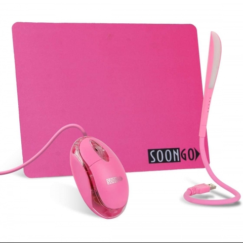 SOON GO Mouse Set (Pembe)