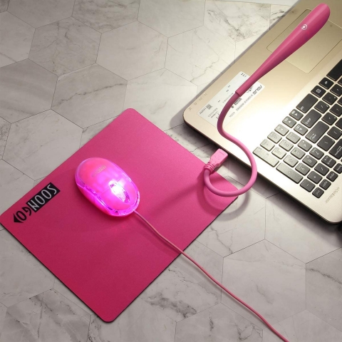 SOON GO Mouse Set (Pembe)