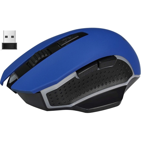 Hsmienk Wireless Ergonomik Mouse (Mavi)