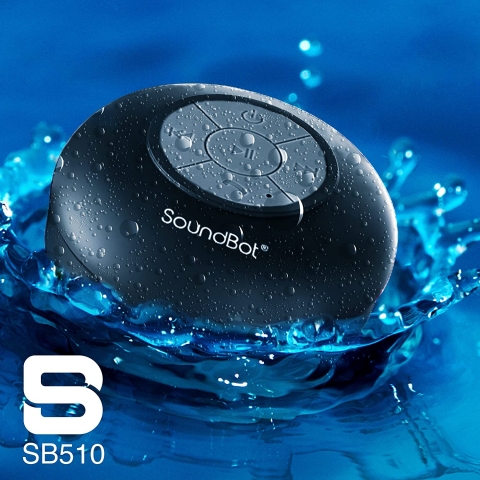 SoundBot SB510 Suya Dayankl Bluetooth Hoparlr (Siyah)