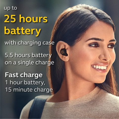 Jabra Bluetooth Kablosuz Kulak i Kulaklk (Siyah)