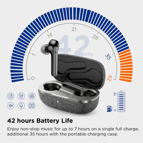 Boltune Bluetooth Kablosuz Kulak i Kulaklk (Siyah)