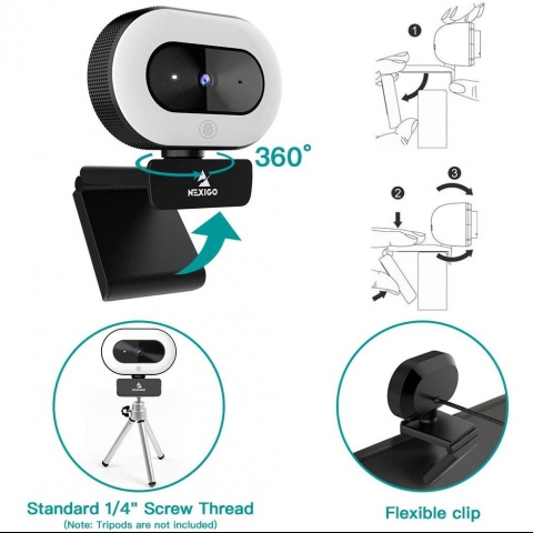 NexiGo N930E USB 1080 Mp. Webcam