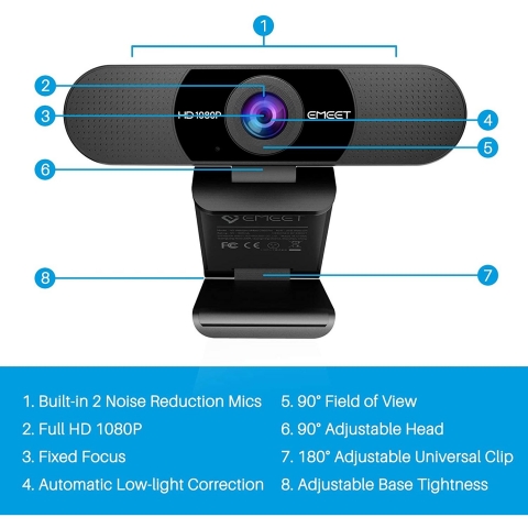 eMeet C960 USB 1080 Mp. Webcam