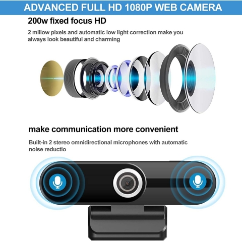 YQE USB 1080 Mp. Webcam