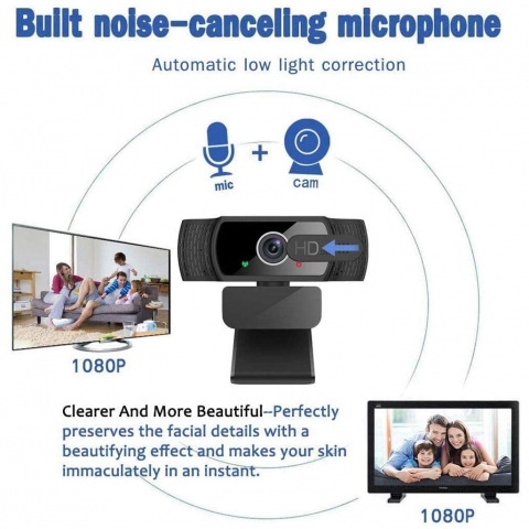 Samcorn USB HD 1080P Webcam