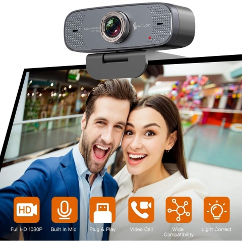 Angetube USB 1080P Webcam