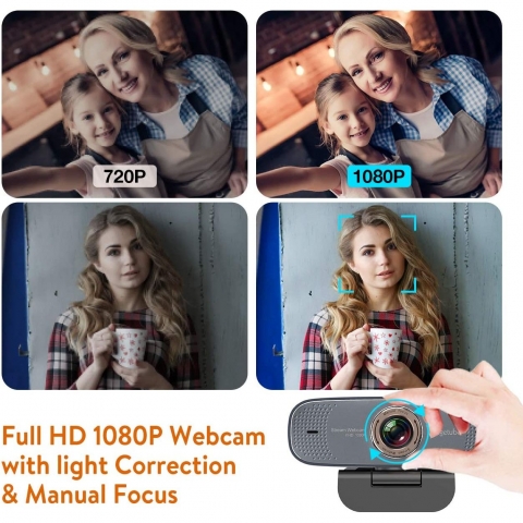 Angetube USB 1080P Webcam