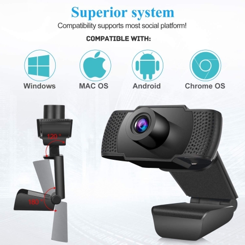 WILDHD USB 1080P Webcam