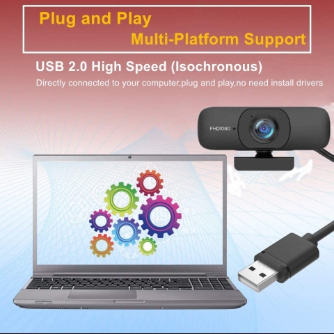 Konifo USB HD 1080P Webcam