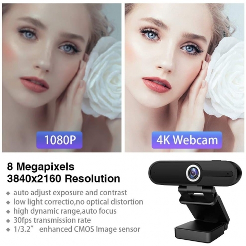 GoHZQ USB 4K Webcam