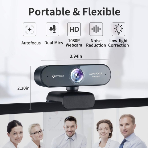 eMeet USB 1080P Webcam