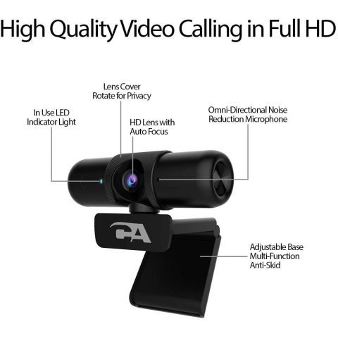 Cyber Acoustics 1080HD-AF USB 1080p Webcam