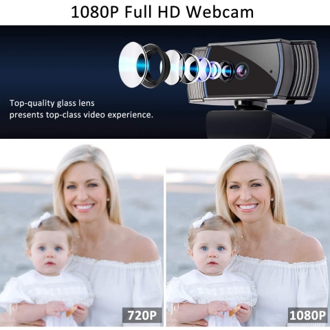 ROADOM USB 1080P Webcam