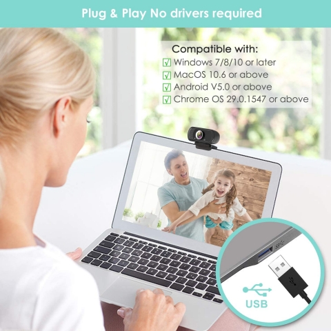 Avater USB HD Webcam 1080P