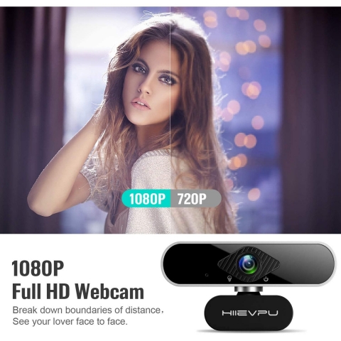 Hiievpu USB 1080p Webcam