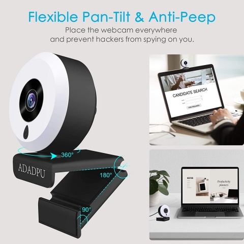 ADADPU USB 1080P Webcam