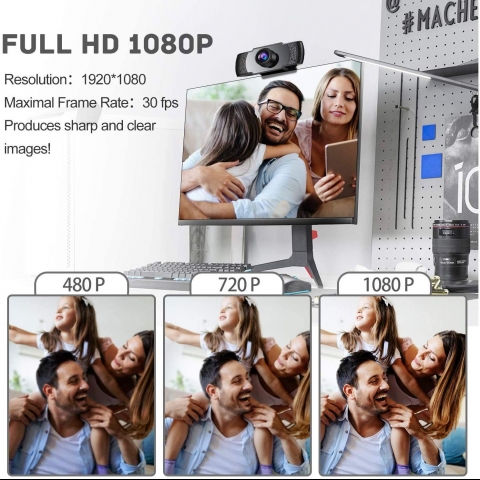 Haoruite 1080p HD Webcam