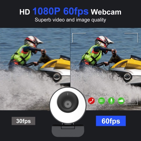 coship USB 1080P 60FPS Webcam