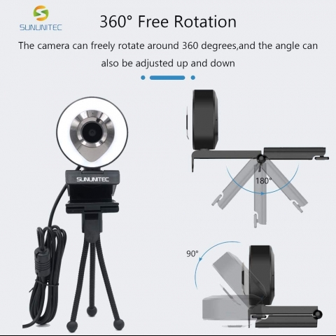 SUNUNITEC 1080p USB Webcam